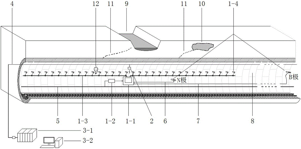 Subway tunnel leakage monitoring and early warning system and method