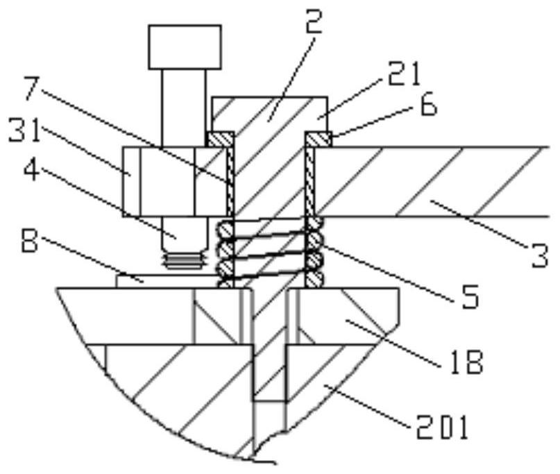 Cutter head suspension device of cutting bed and cutting bed