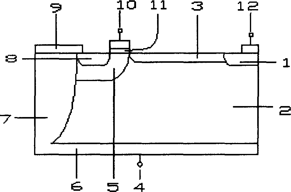 RF DMOS power device