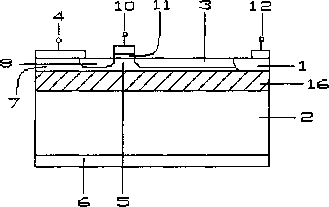 RF DMOS power device