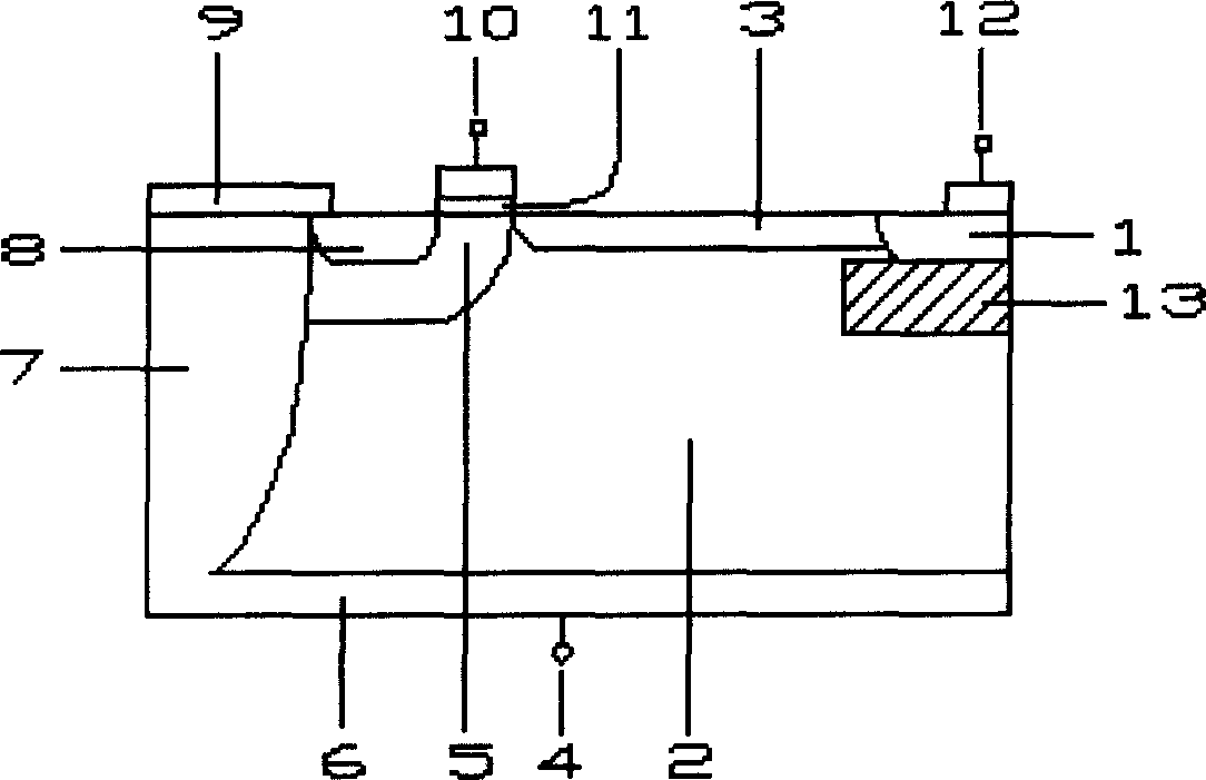 RF DMOS power device