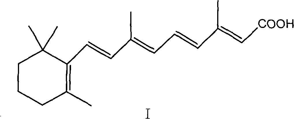 Method for preparing all-trans tretinoin