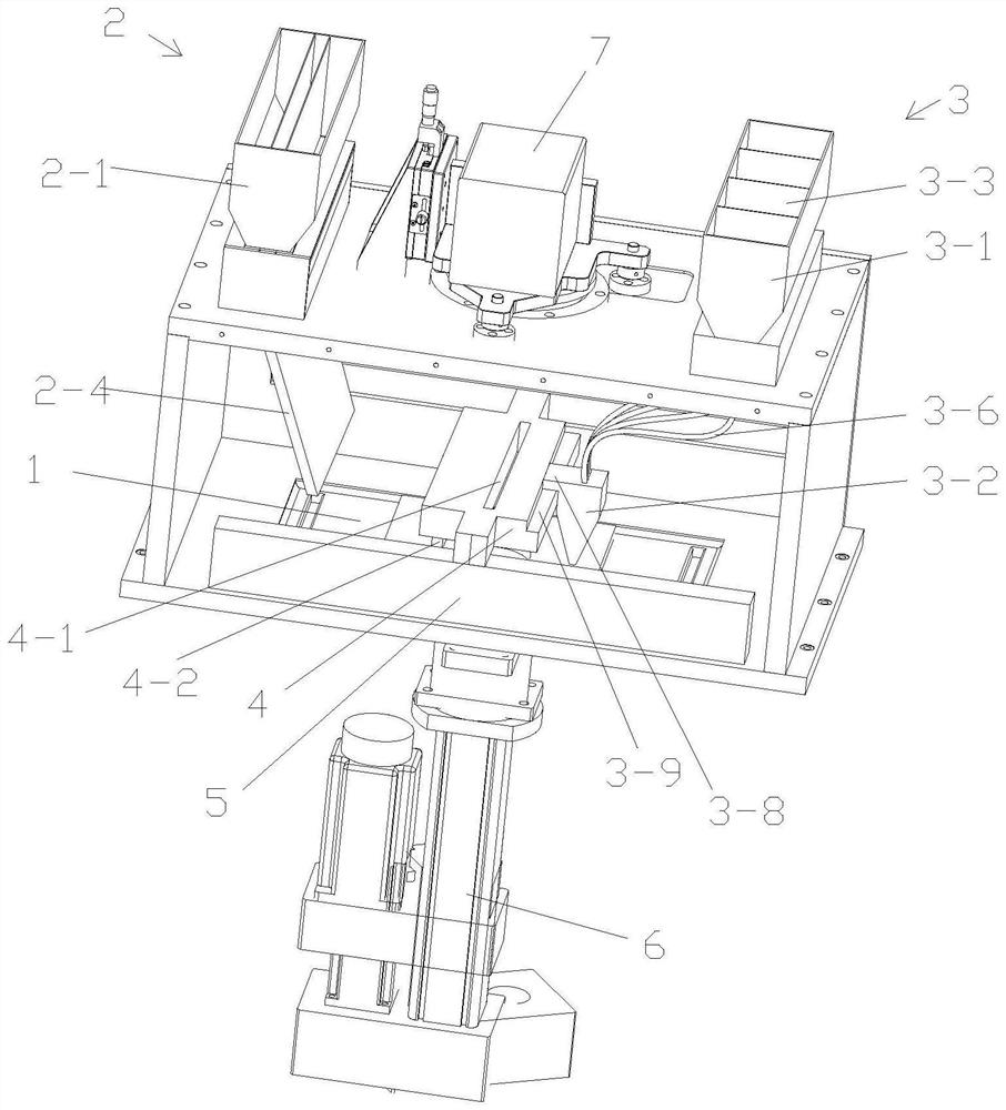 Powder feeding device for forming selective laser melting digital material