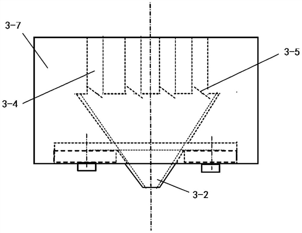 Powder feeding device for forming selective laser melting digital material