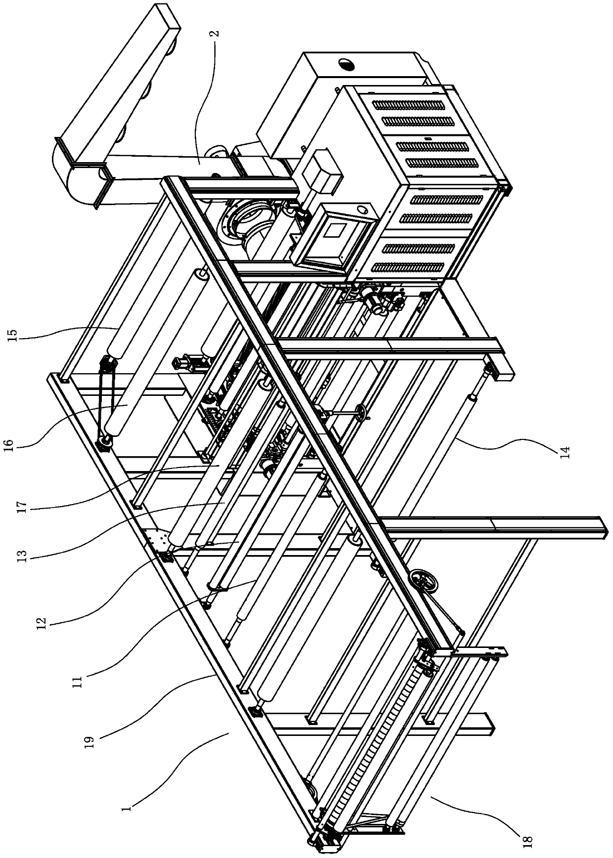 Fine sueding and grinding machine