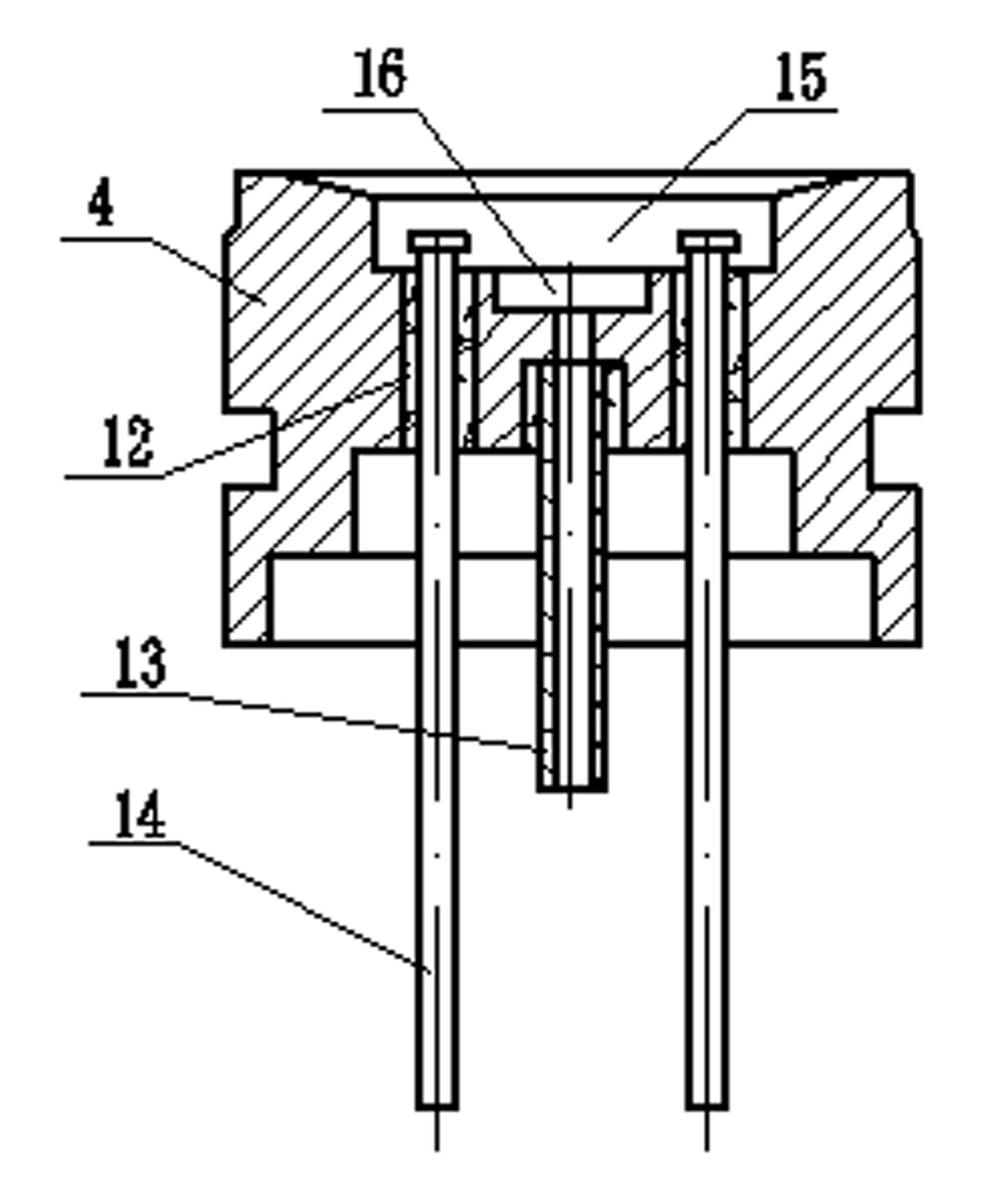 Silicon piezoresistive pressure sensor core body and production method thereof