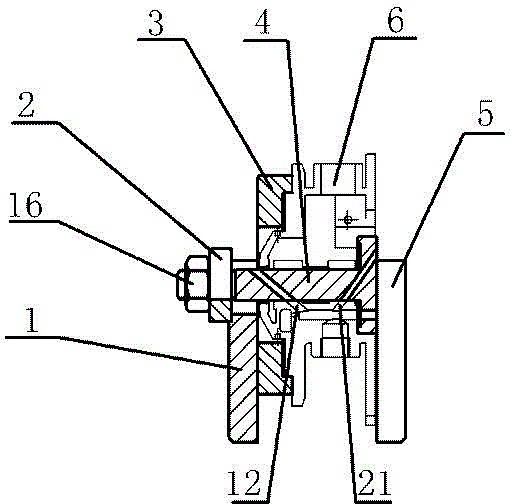 Intermediate oblique hole drilling template