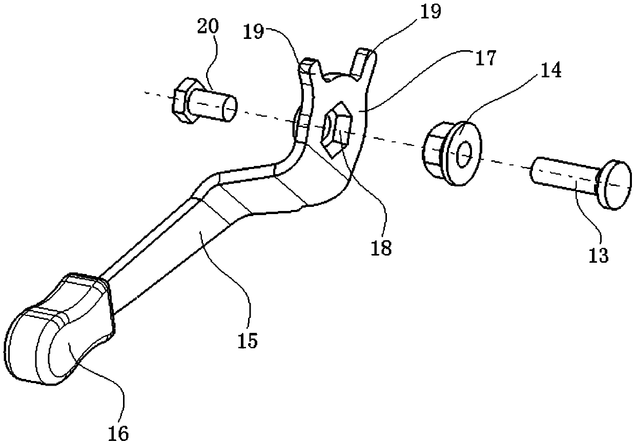 Adjustable automobile pedal and automobile