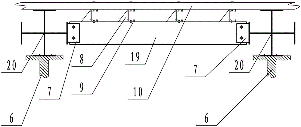 Floor system adopting cross-shaped beams