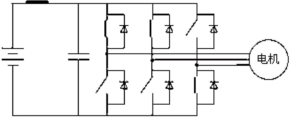 Driving system of high-voltage permanent magnet synchronous motor