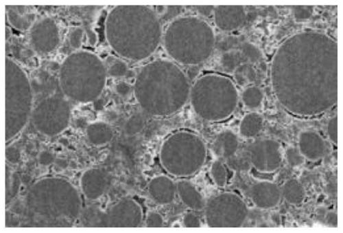 High-compaction-density positive electrode material and electrochemical energy storage device