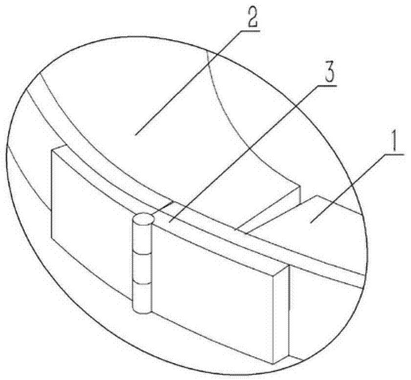 Hinge type anti-static shoe cover