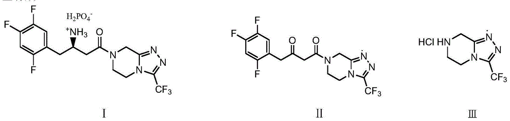 Low cost method for preparing sitagliptin phosphate salt key intermediate