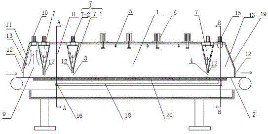 Self-prefreezing liquid nitrogen tunnel quick freezer