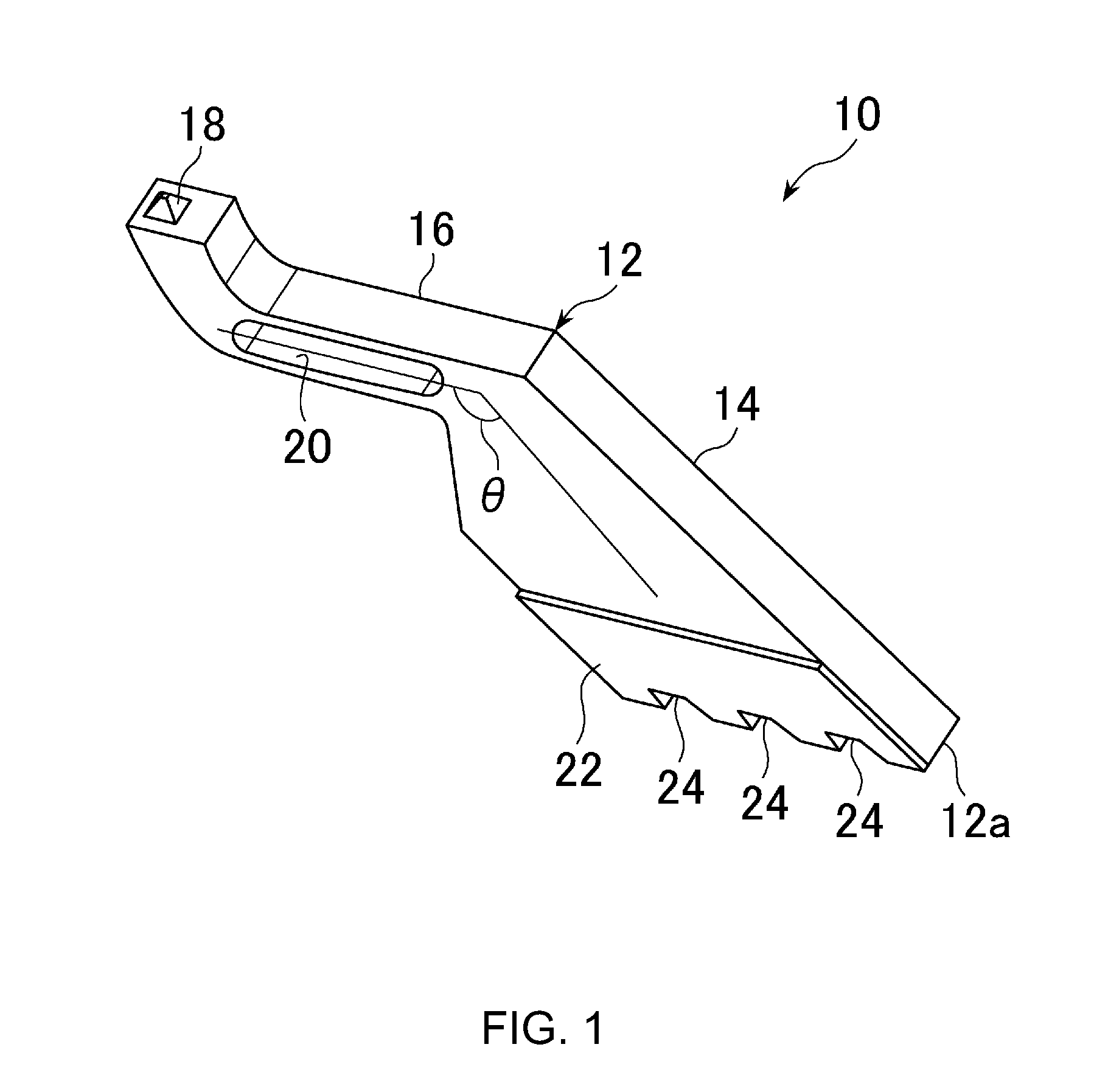 Probe for current test, probe assembly and production method thereof