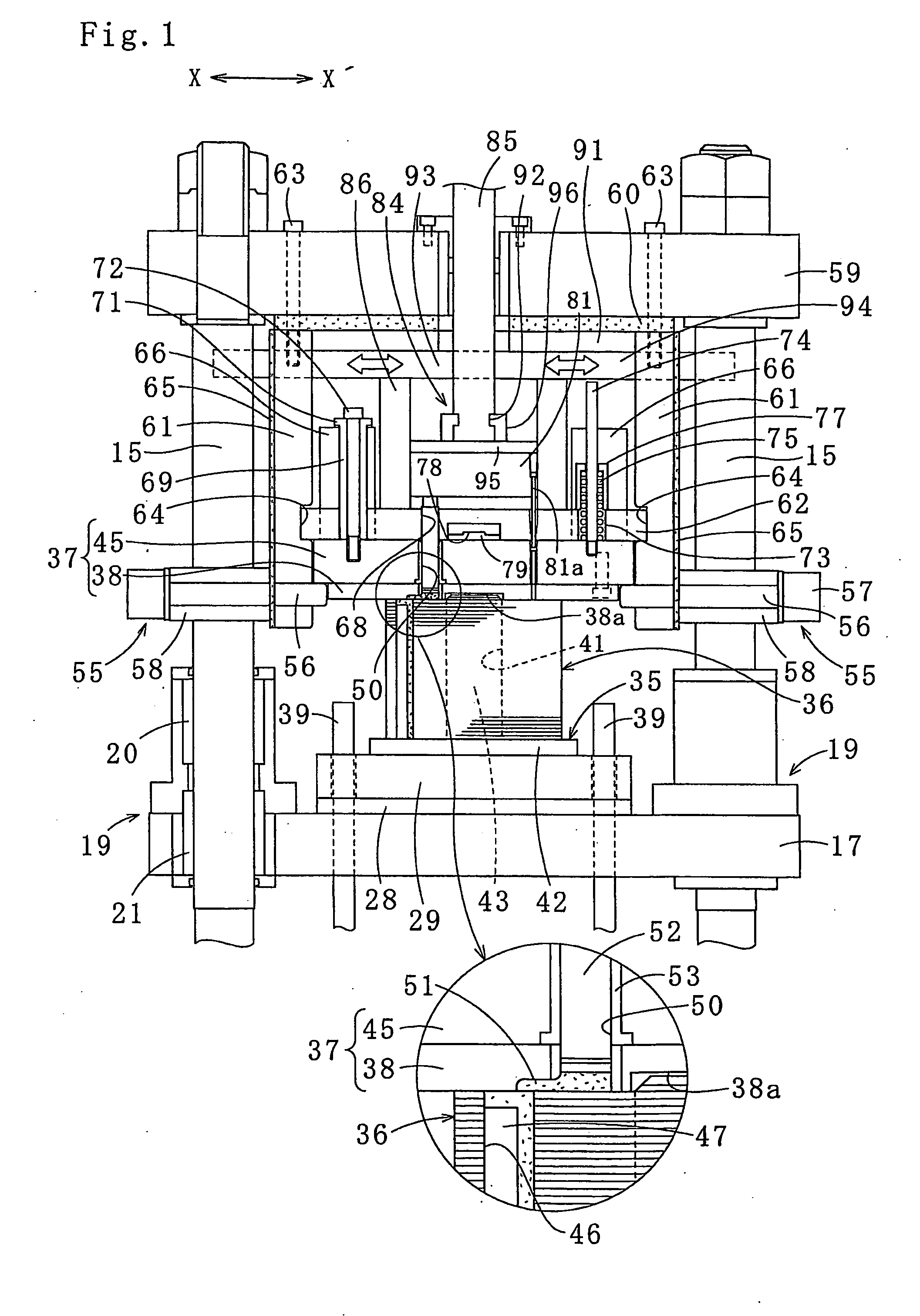 Method of resin sealing permanent magnets in laminated rotor core