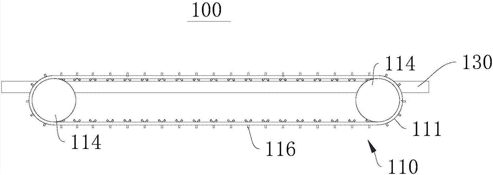 Delivery mechanism and conveying device