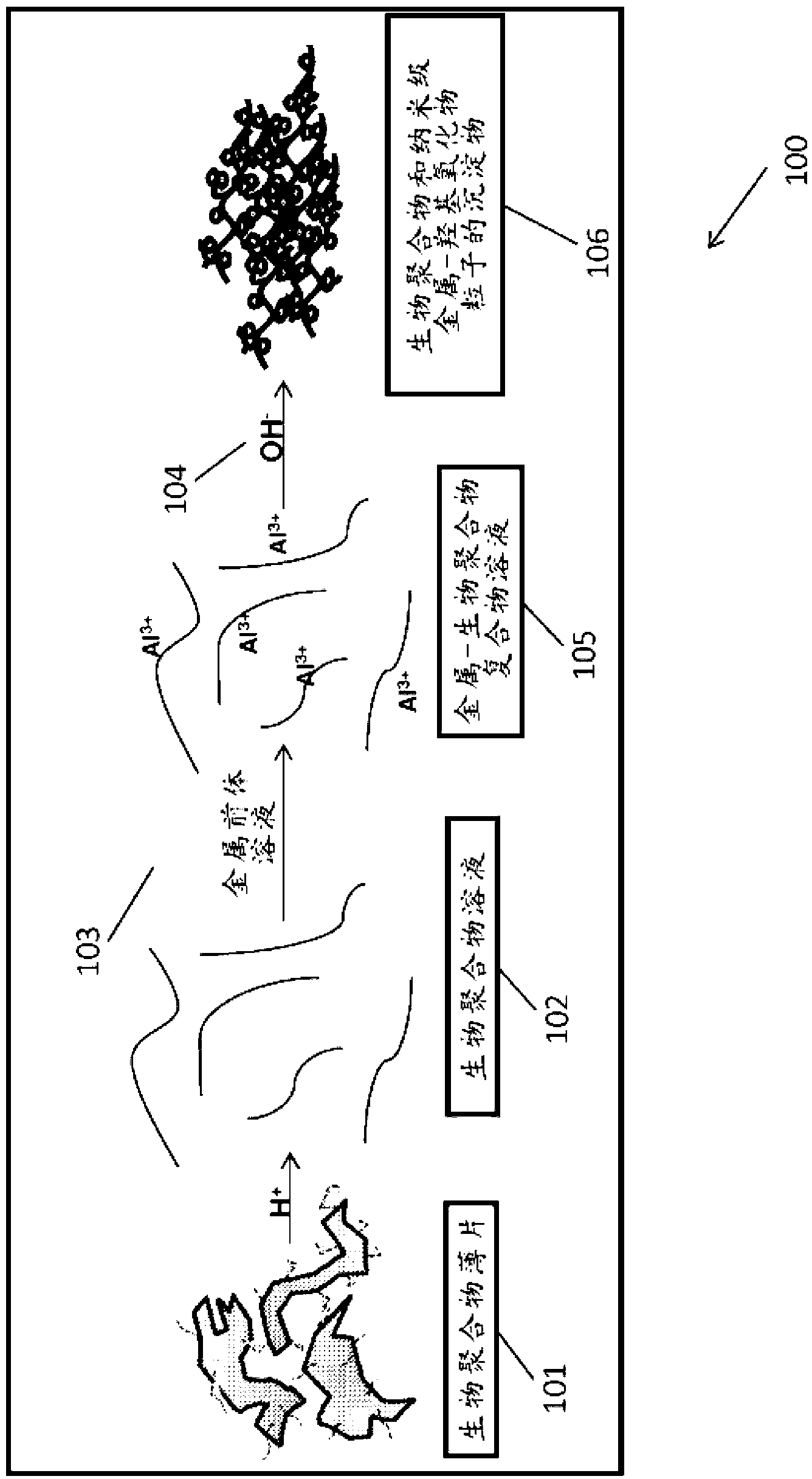 Organic templated nanometal oxyhydroxide