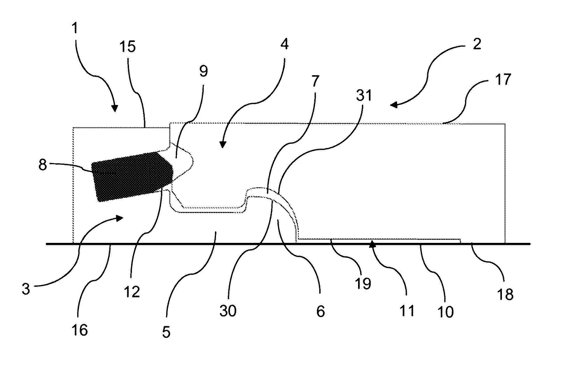 Floorboards provided with a mechanical locking system