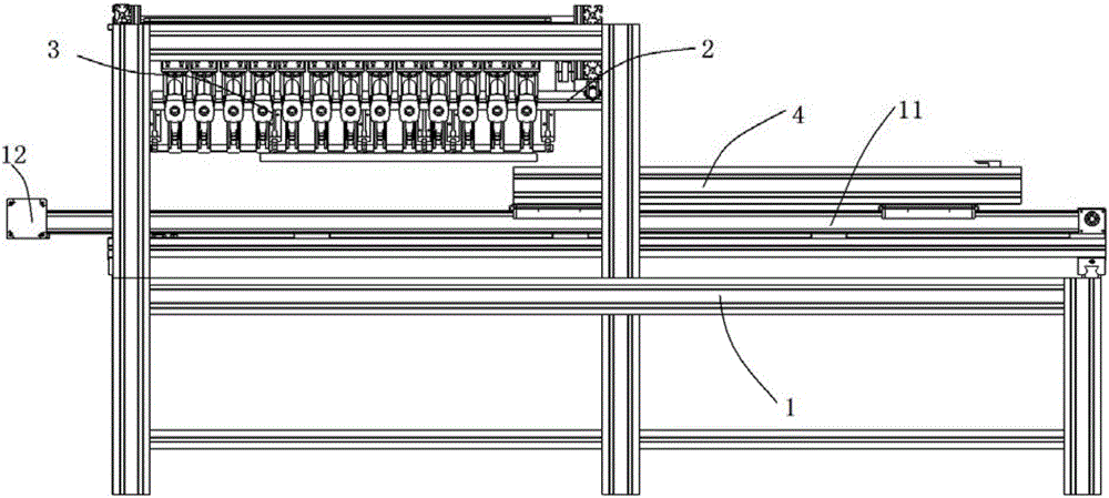 Canvas stretching and nailing device