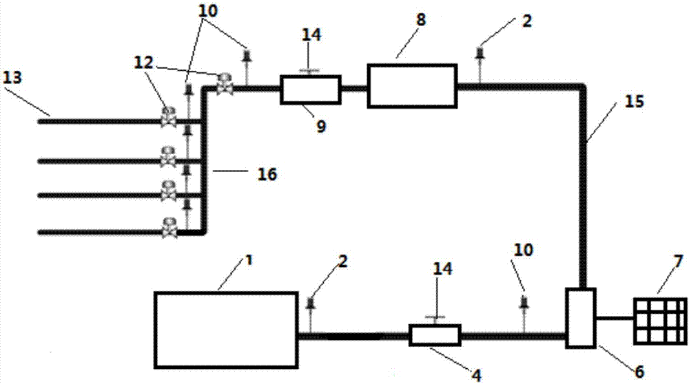 Irrigating device using natural resources