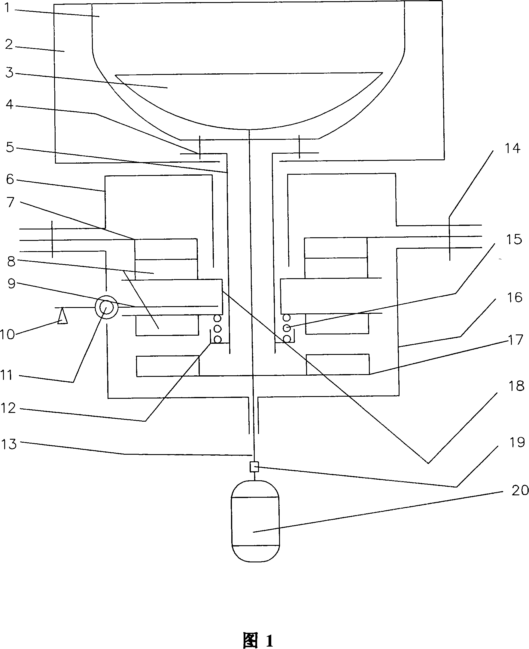 Wave-wheel washing machine adapted for frequency conversion technology