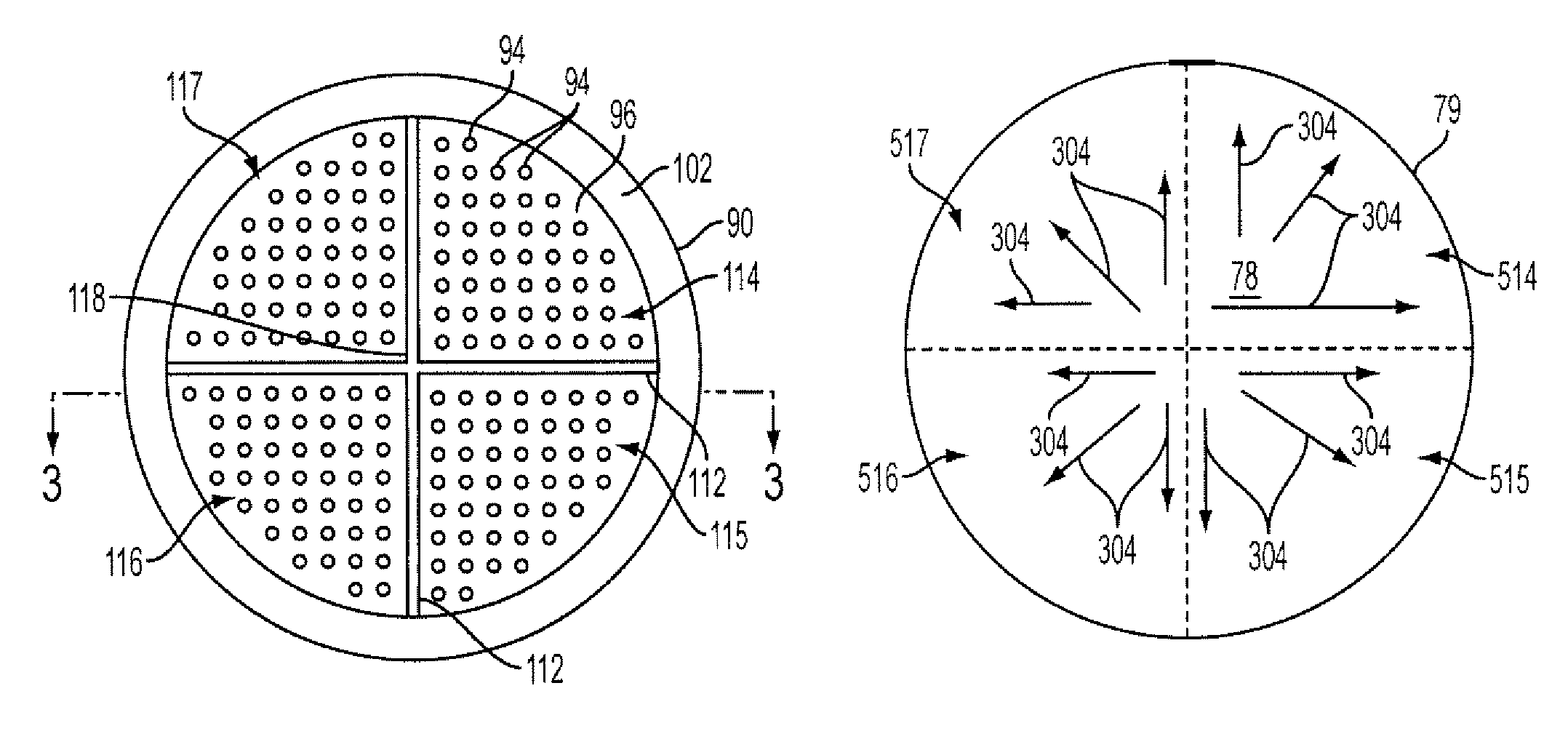 Vapor based combinatorial processing