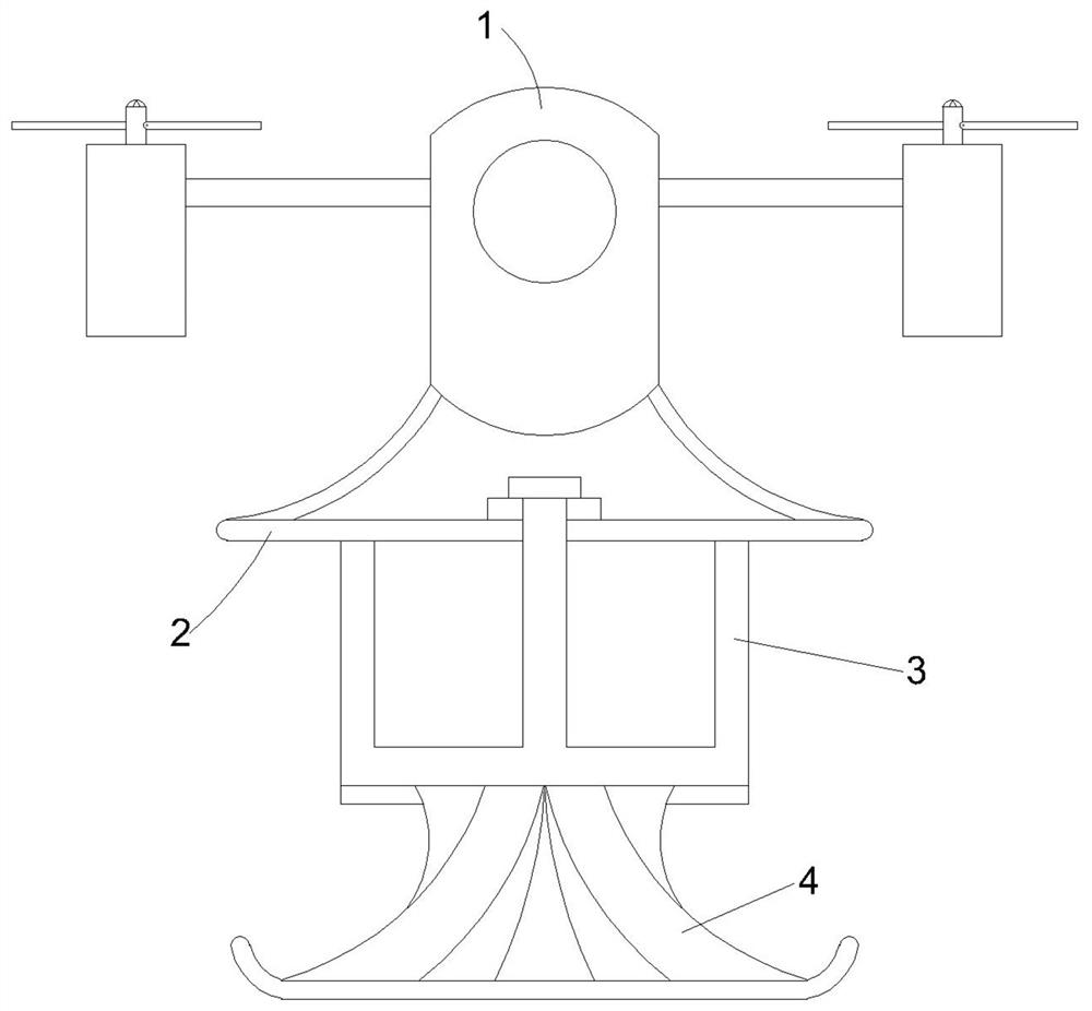 Microbial pesticide spraying mechanism for plant protection unmanned aerial vehicle