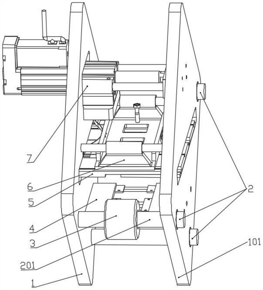 Split sliding type width-adjustable fiber placement head method and device