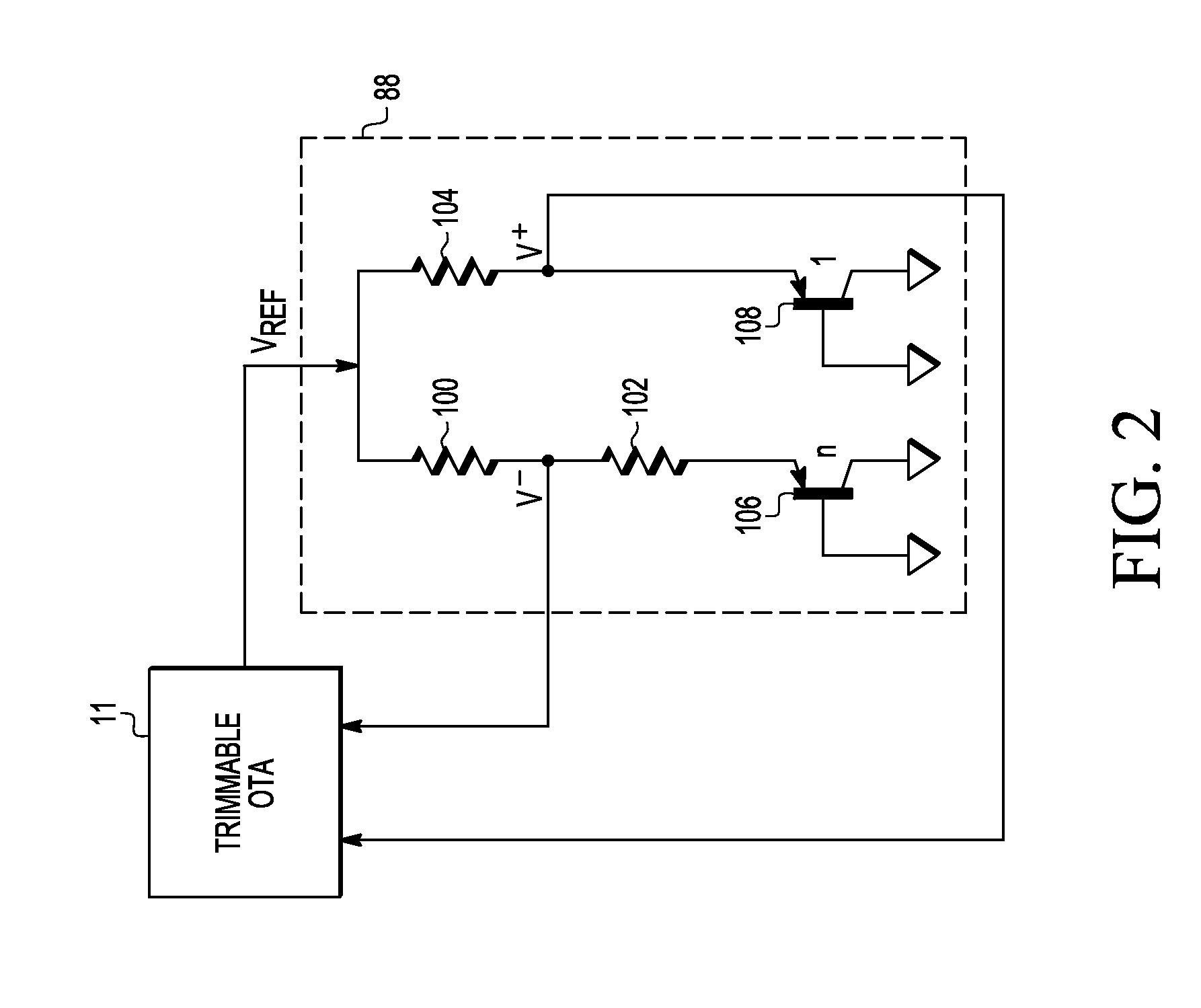 Methods and structures for dynamically calibrating reference voltage