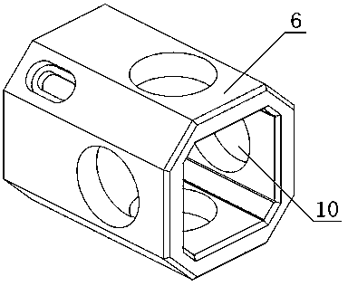 Special-shaped brush hole hair-planting machine capable of rotating for planting hair