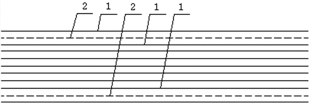 Glass fiber reinforcement poplar veneer laminated lumber and production method thereof