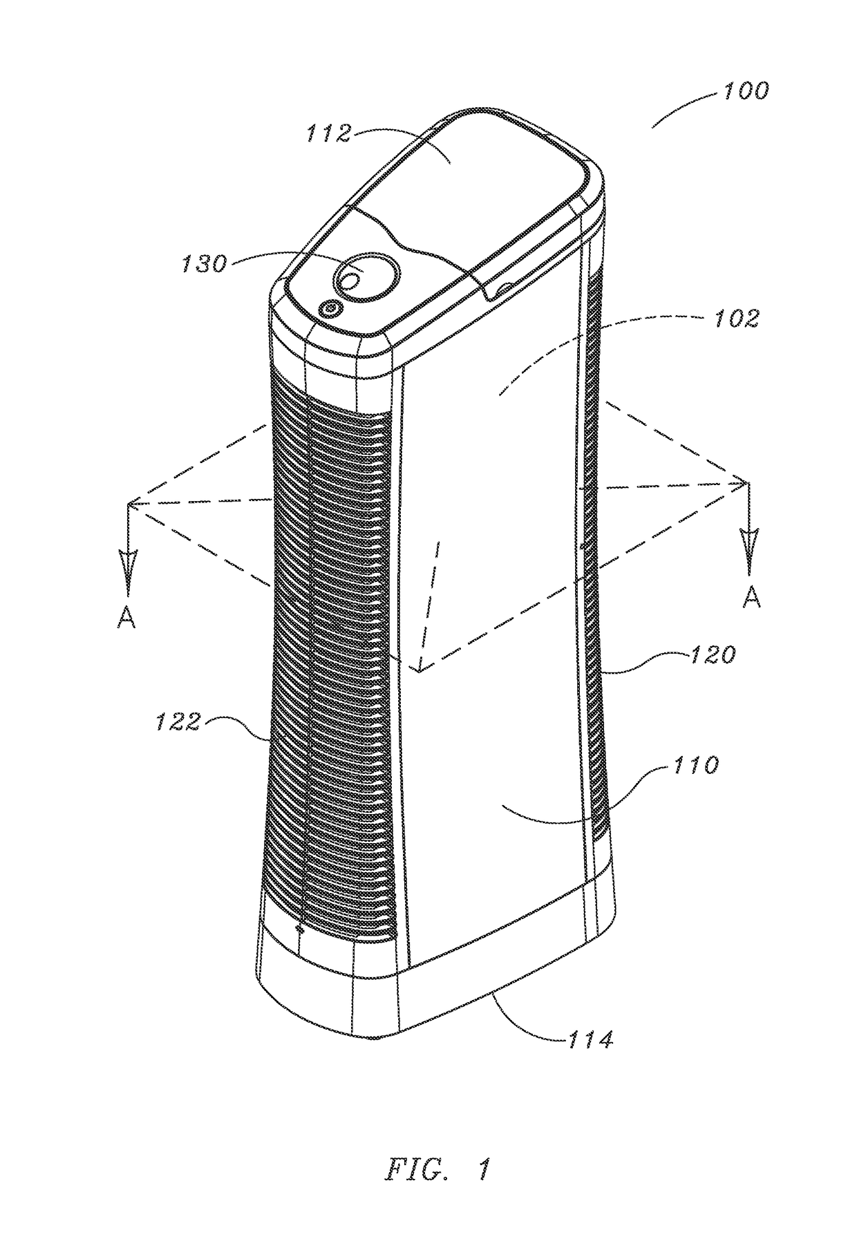 Portable air cleaner with improved multi-stage electrostatic precipitator