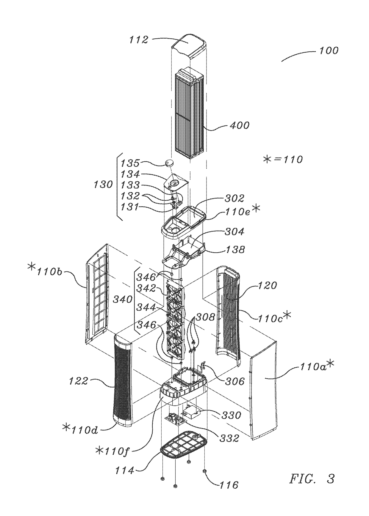 Portable air cleaner with improved multi-stage electrostatic precipitator