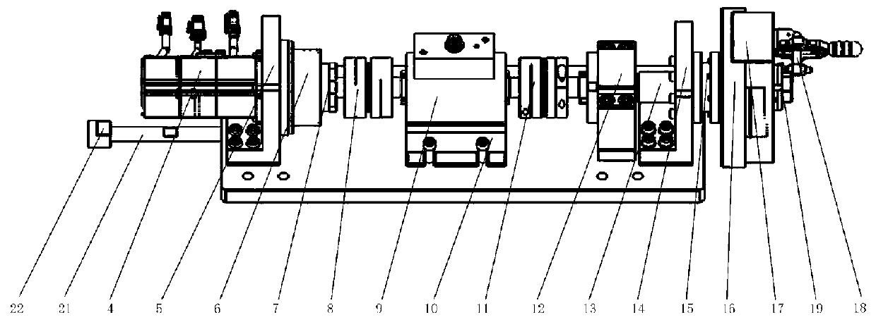 Experimental facility for measuring mechanical property of plastic gear planetary reducer