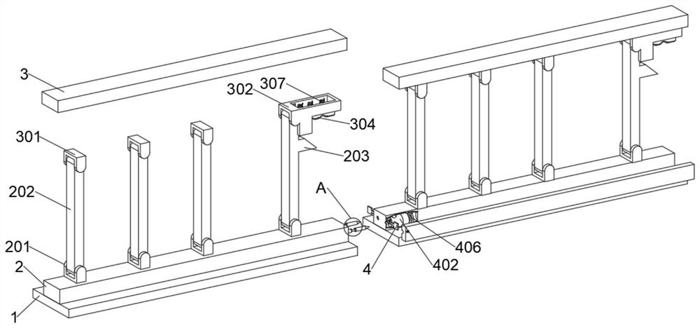 Novel multifunctional protective fence special for road and bridge green belt