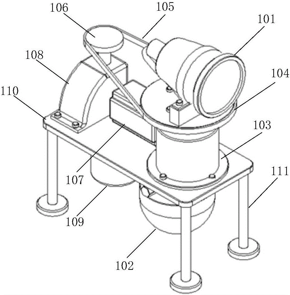 Underwater blue light communication device and system, and underwater mobile target tracking method