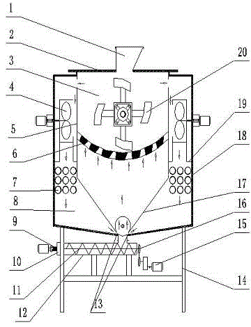 Horizontal plastic waste recovering granulator