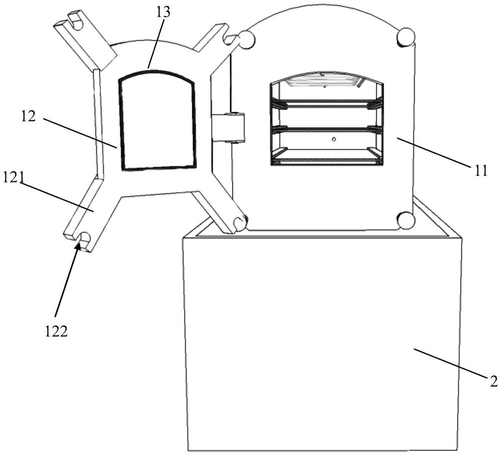 A high-pressure cell culture chamber