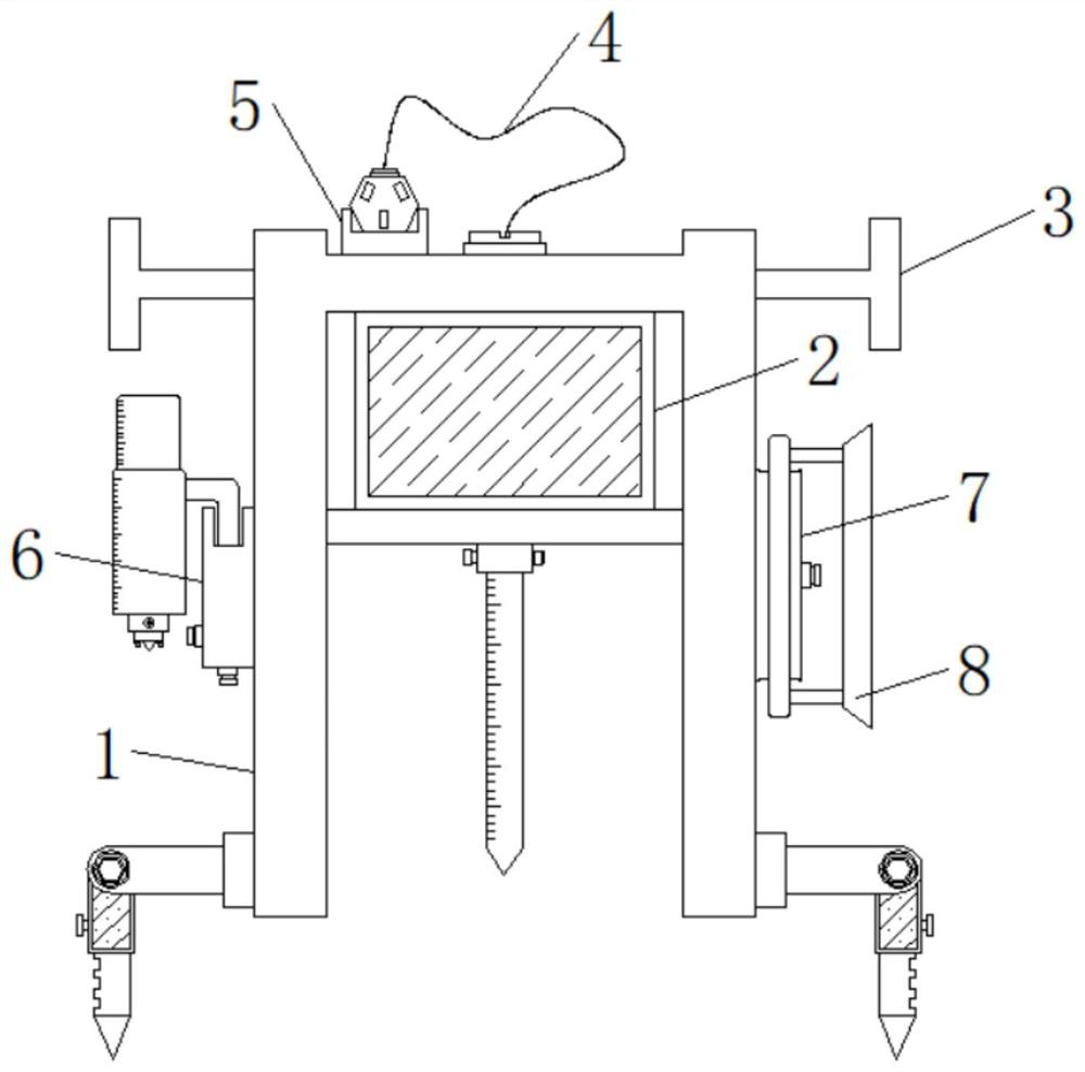 Device support for multifunctional detachable building construction tool