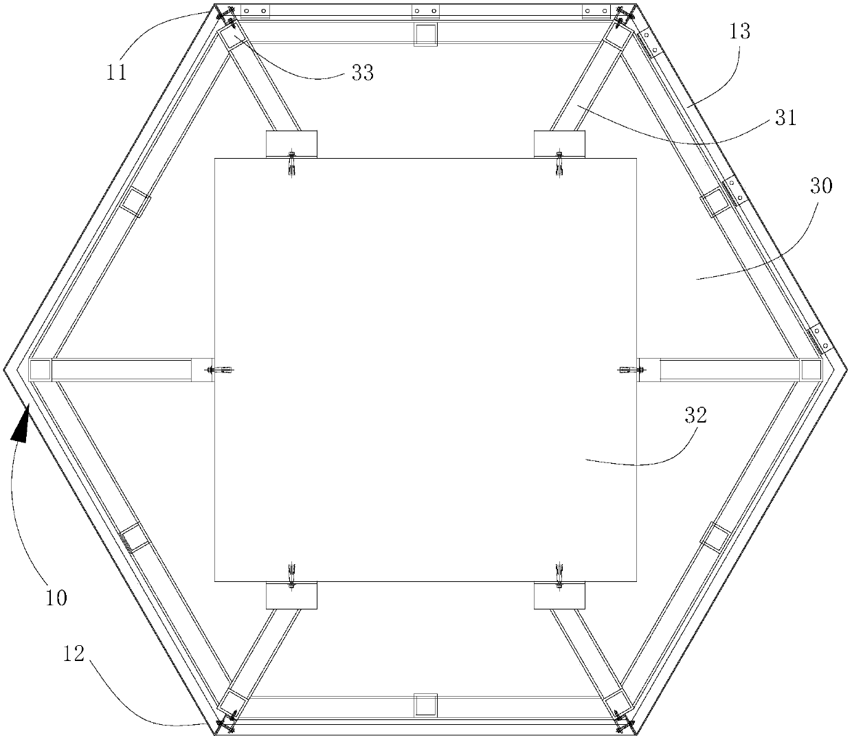 Column plate inserting-buckling-type mounting structure and method