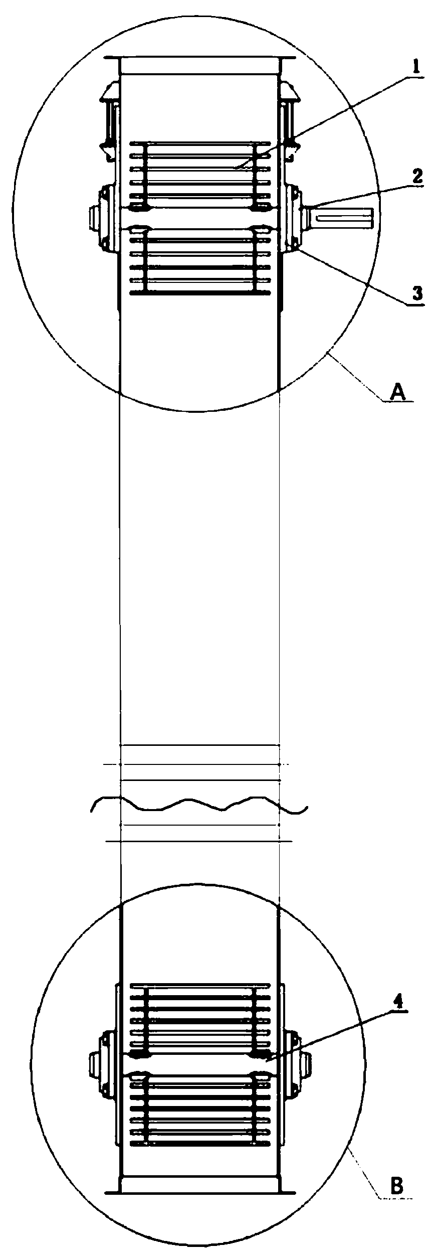 Lifting device for building material transportation