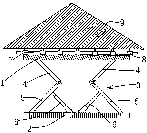 Lifting device for building material transportation