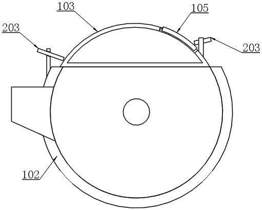 Ladle turning device for intermediate frequency furnace