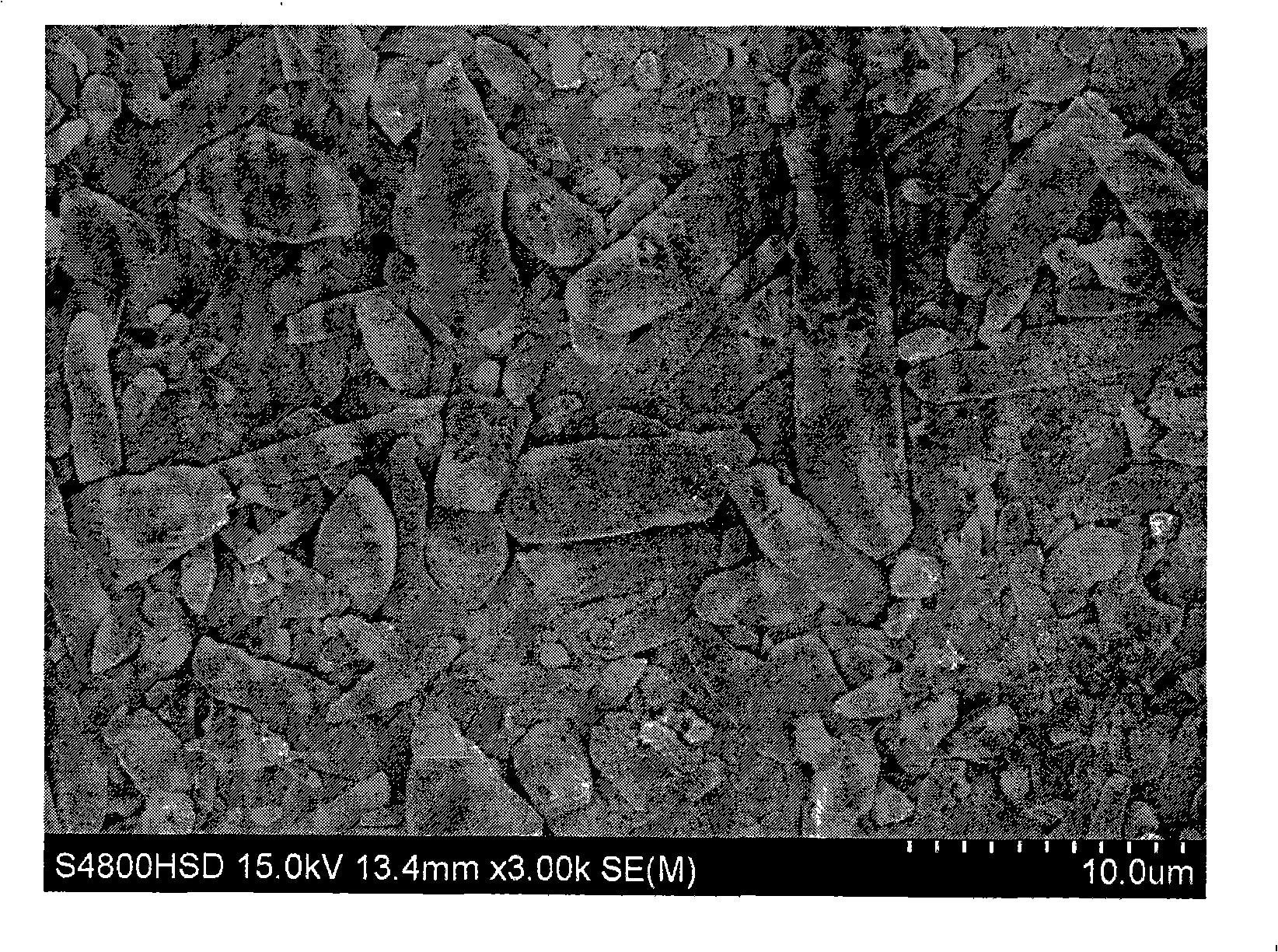 Alpha--sialon ceramic doping composite rare earth and preparation method thereof