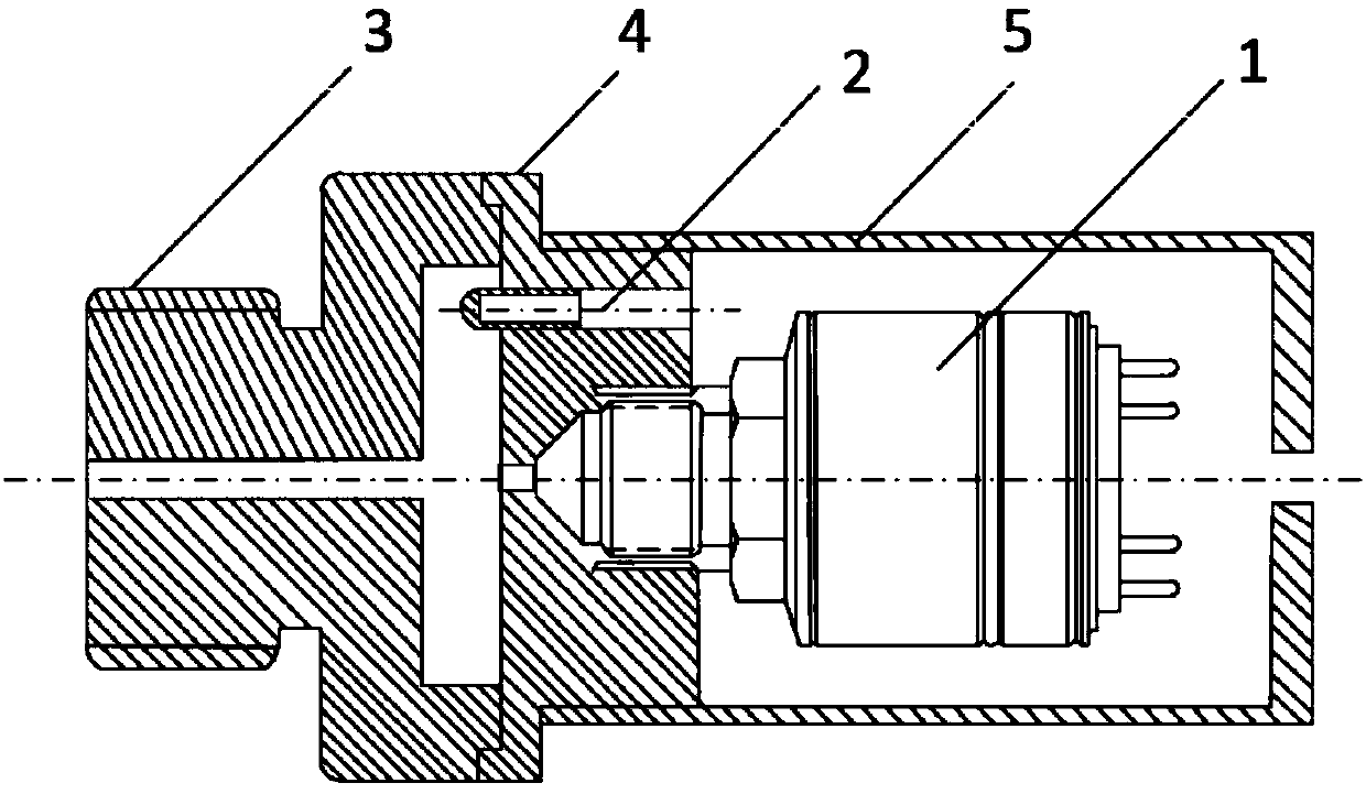 Temperature compensation method and device of silicon-sapphire pressure sensor