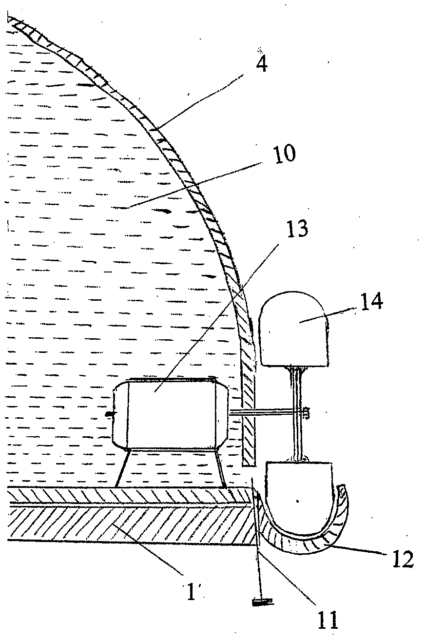 Mud forest steppe fire preventing and fire extinguishing turtle-shaped electric mud throwing vehicle