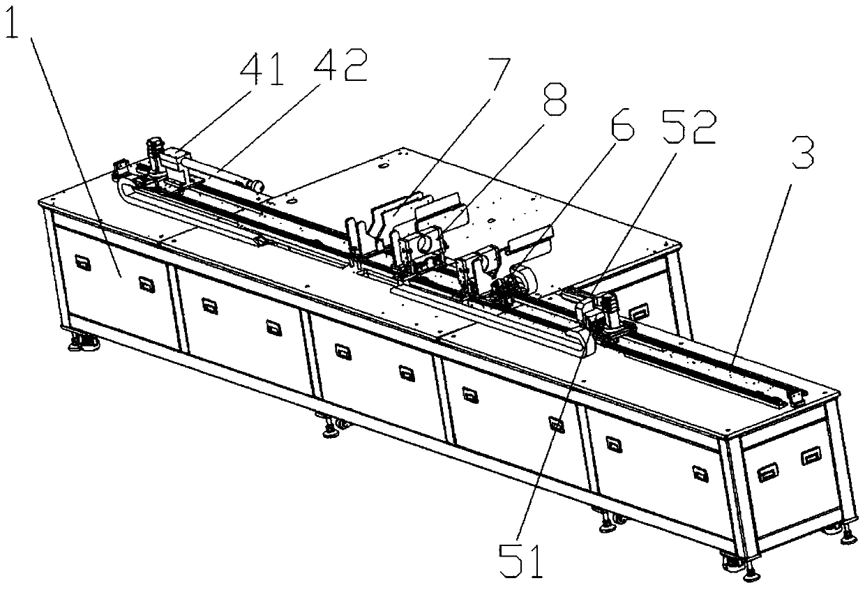 Automatic sleeving device for heat shrinkable sleeve