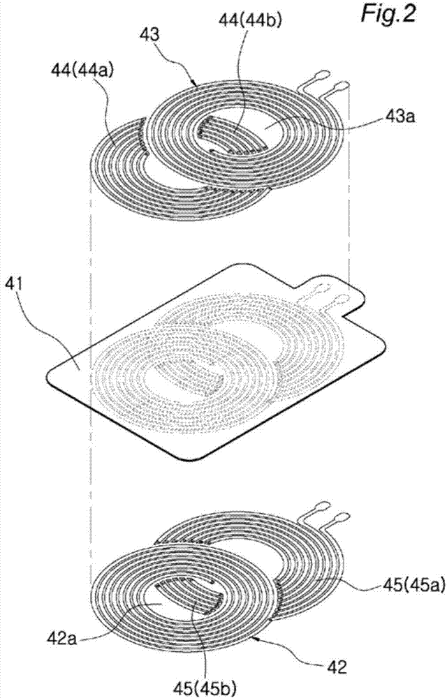 Secondary coil of receiver for non-contact charging system