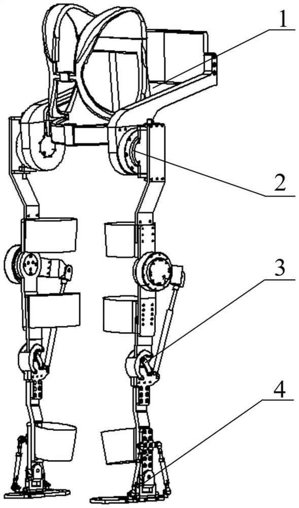 Six-degree-of-freedom wearable lower limb exoskeleton rehabilitation robot